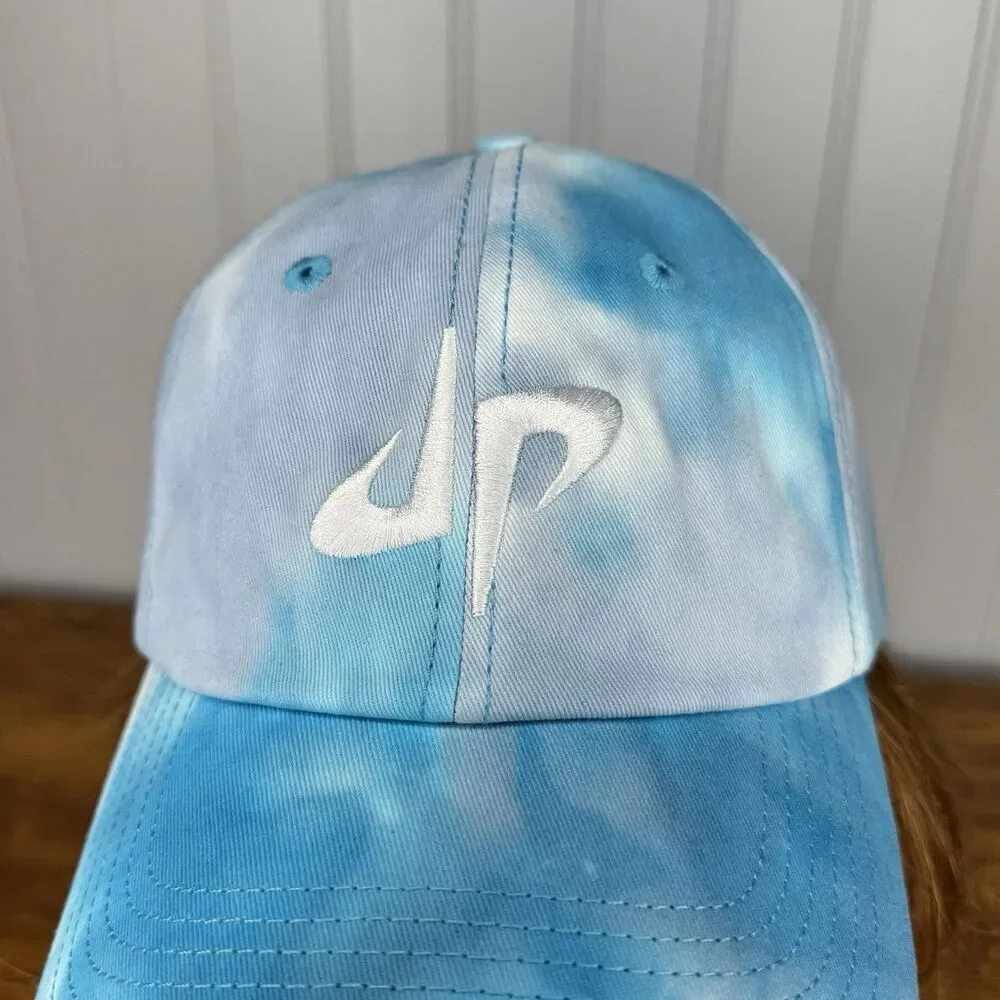 DUDE PERFECT Blue Tie Dye Adjustable Dad Hat Embroidered DP Adult Unisex YouTube